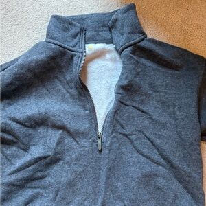 Zella gray quarter zip size extra small